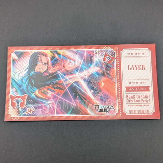 BanG Dream! - Ticket Sticker - LAYER (Rei Wakana) [1]