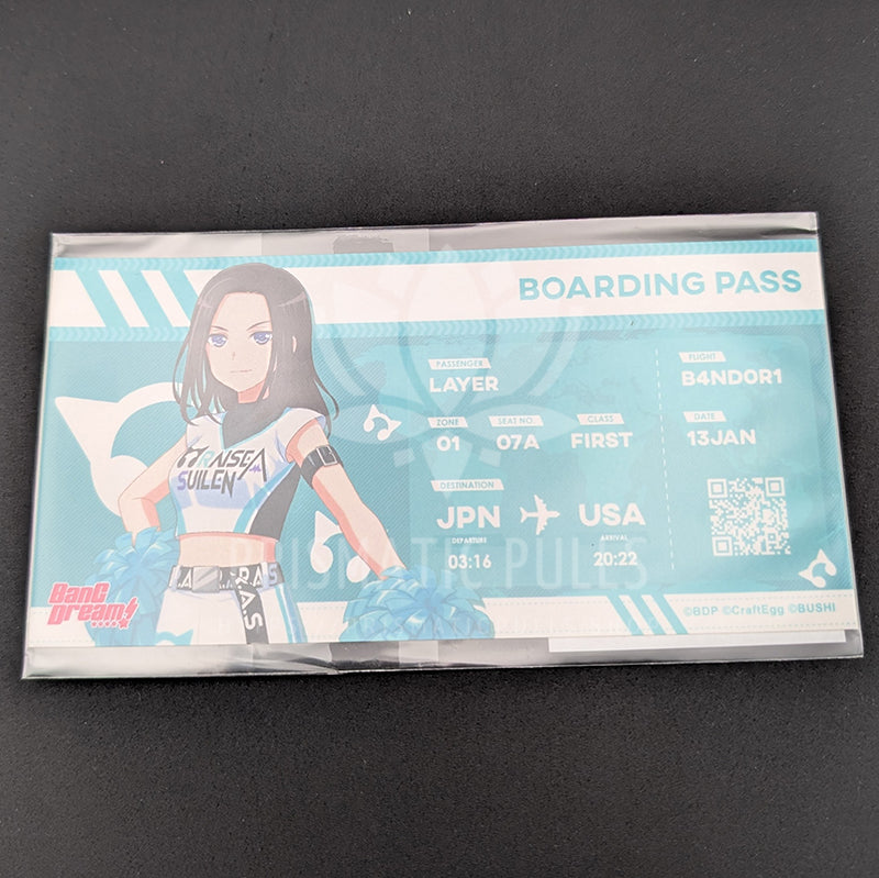 BanG Dream! - Ticket Sticker - LAYER (Rei Wakana) [3]