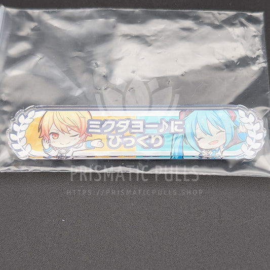 Project SEKAI - Kizuna Rank Acrylic Badge - Tsukasa Tenma & Miku Hatsune