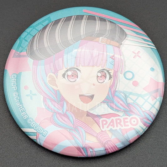 BanG Dream! Cafe 2022 - Can Badge - PAREO (Reona Nyubara) (Key Art ver.)