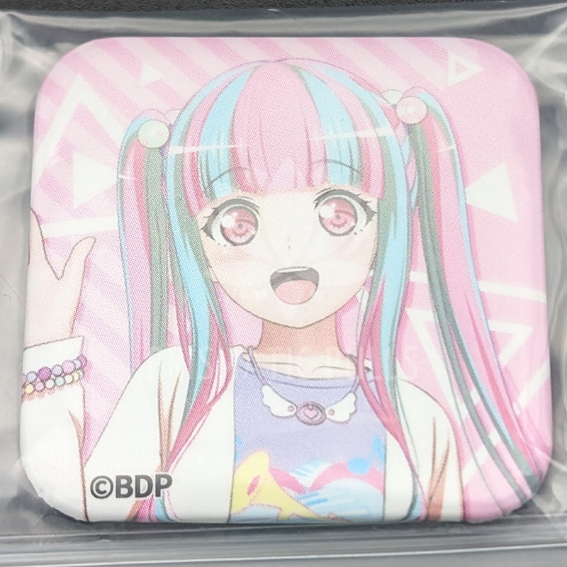 BanG Dream! - Capsule Square Can Badge - PAREO (Reona Nyubara)