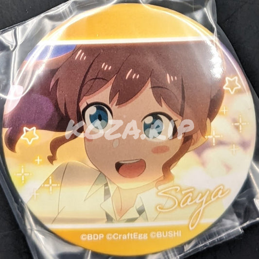 BanG Dream! - Can Badge - Saya Yamabuki ("Introduction" Ver. A)