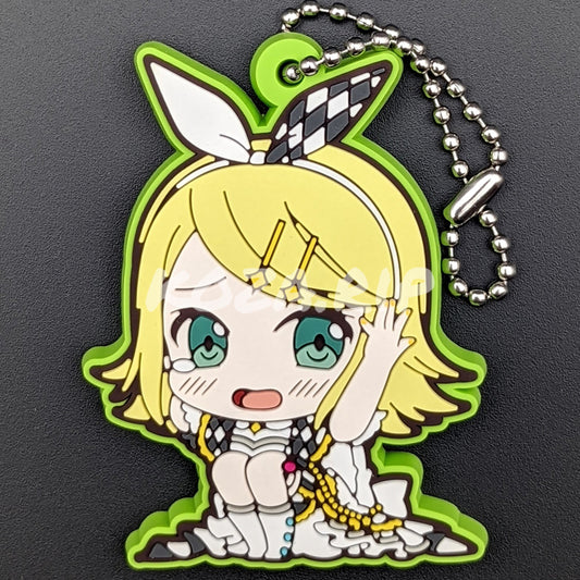 Project SEKAI x Vivimus - Rubber Keychain - Rin Kagamine (MORE MORE JUMP! ver.)