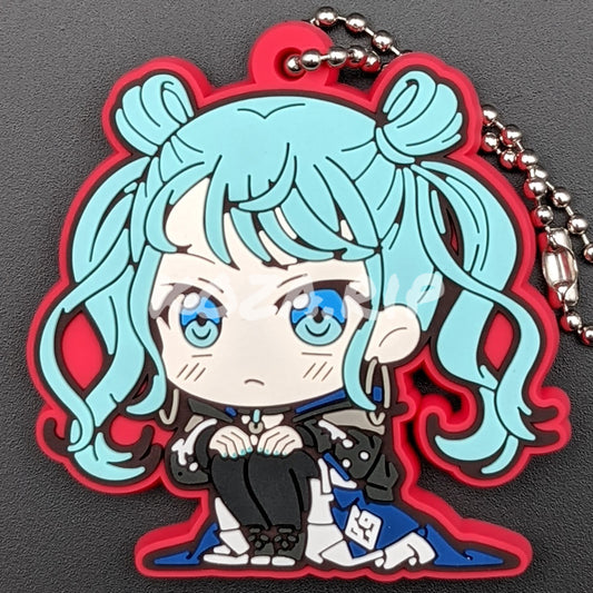 Project SEKAI x Vivimus - Rubber Keychain - Miku Hatsune (Vivid BAD SQUAD ver.)
