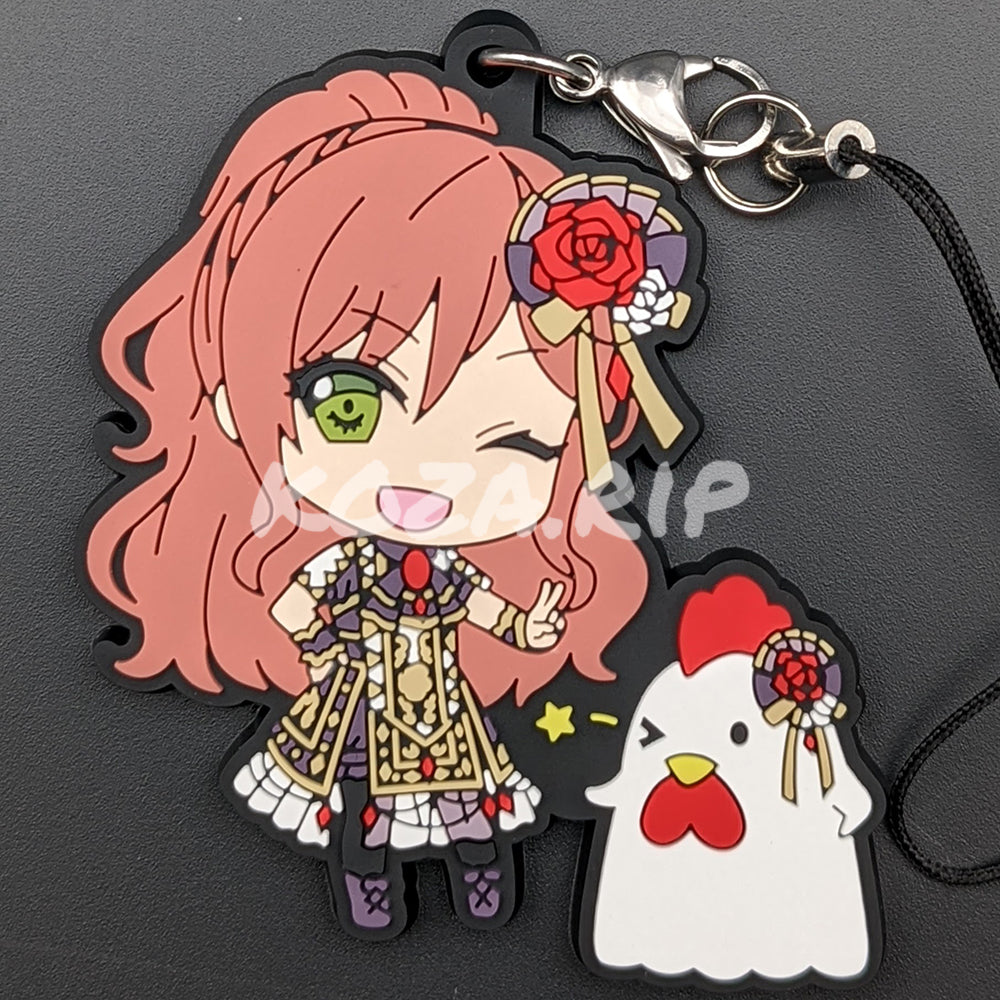 BanG Dream! Episode of Roselia × Lawson - Rubber Keychain - Lisa Imai (Karaage-kun ver.)