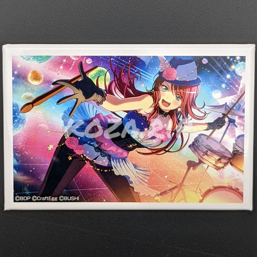 BanG Dream! - Square Can Badge - Tomoe Udagawa ("Azure, Shine Bright")