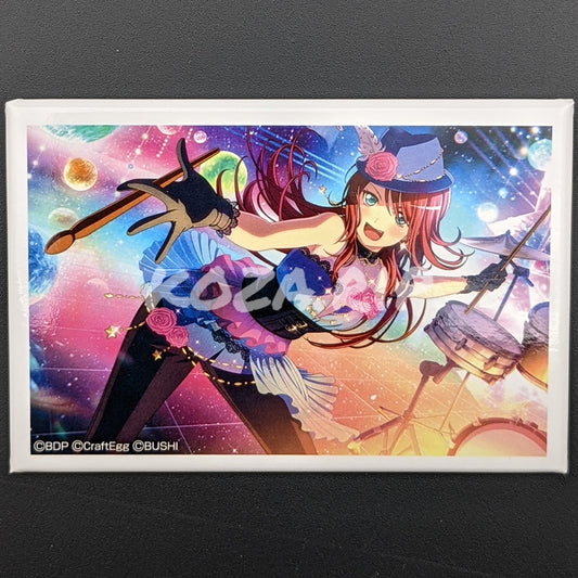 BanG Dream! - Square Can Badge - Tomoe Udagawa ("Azure, Shine Bright")