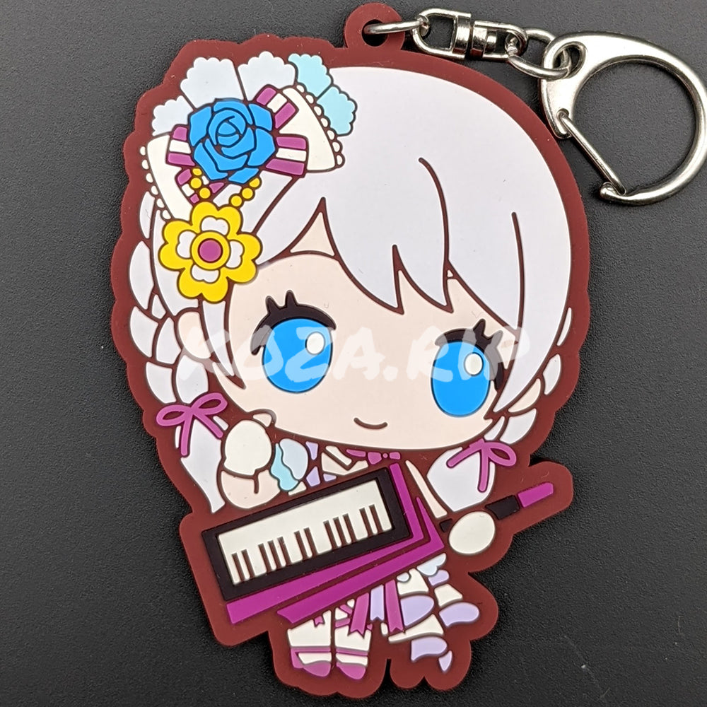 BanG Dream! × Sanrio - Rubber Keychain - Eve Wakamiya