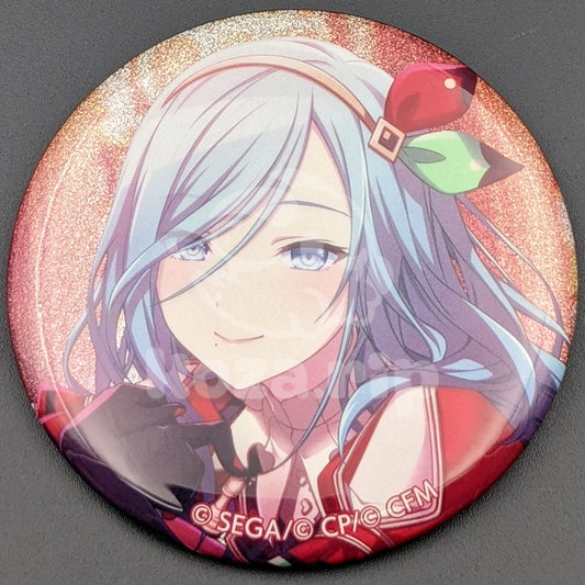 Project SEKAI - Glitter Can Badge - Shizuku Hinomori ("MORE MORE Making Christmas" trained ver.)