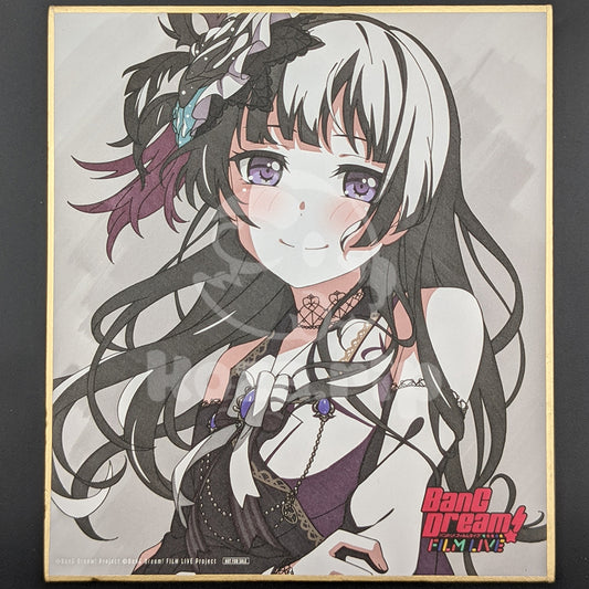 BanG Dream! FILM LIVE - Mini Shikishi - Rinko Shirokane