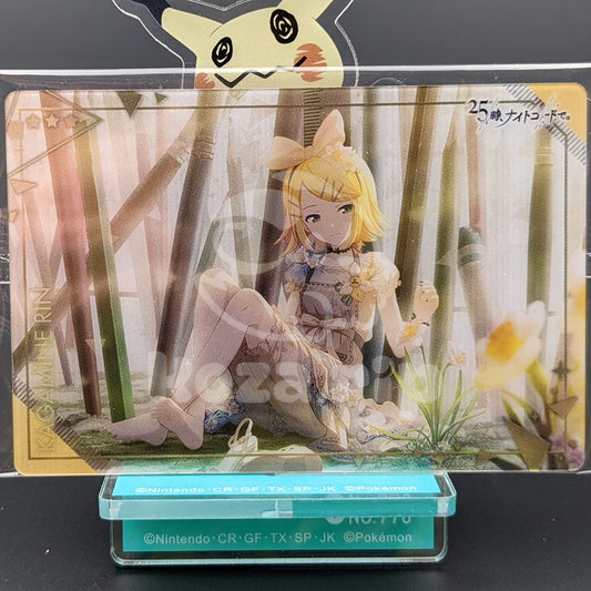 Project SEKAI - Wafer Card Series 4 - 20/25 - Rin Kagamine (Nightcord at 25:00 ver.)