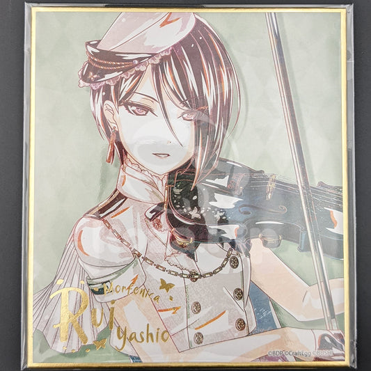 BanG Dream! × Ani-Art - Mini Shikishi - Rui Yashio (2020 Foil Stamp ver.)