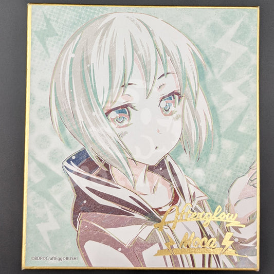 BanG Dream! × Ani-Art - Mini Shikishi - Moca Aoba (Casual ver.)