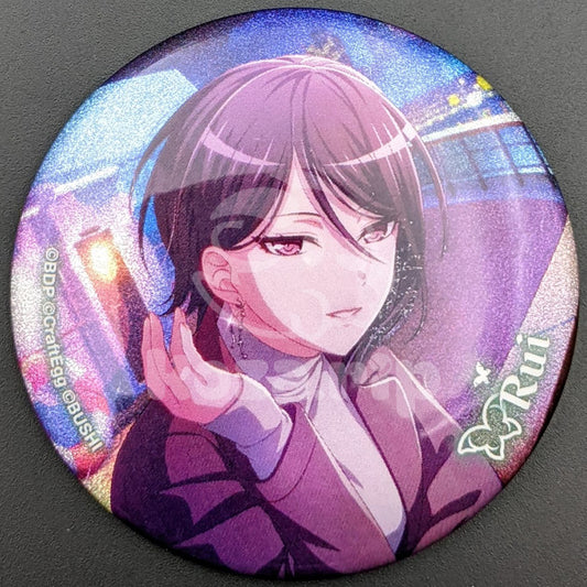 BanG Dream! - Glitter Can Badge - Rui Yashio ("Bourgeons Swaying in the Waves")