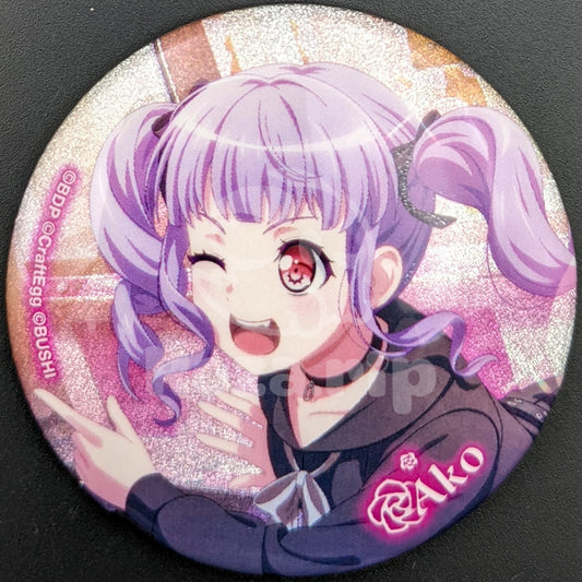 BanG Dream! - Glitter Can Badge - Ako Udagawa ("Little Rose Harmony")