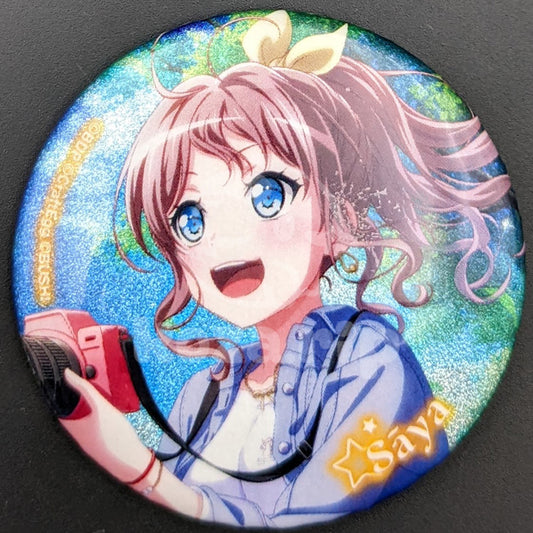 BanG Dream! - Glitter Can Badge - Saya Yamabuki ("My Design, My Texture")