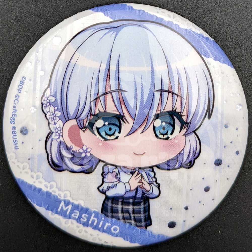BanG Dream! - Winter 2022 Hologram Can Badge - Mashiro Kurata (Chibi ver.)