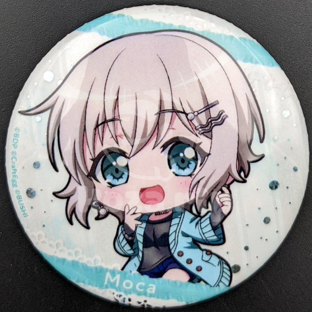 BanG Dream! - Winter 2022 Hologram Can Badge - Moca Aoba (Chibi ver.)