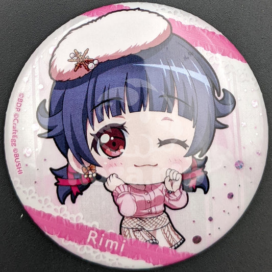 BanG Dream! - Winter 2022 Hologram Can Badge - Rimi Ushigome (Chibi ver.)
