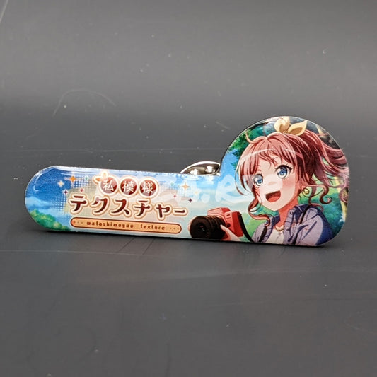BanG Dream! - Enamel Badge - Saya Yamabuki "My Design, My Texture" banner