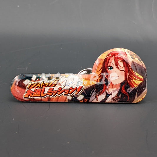 BanG Dream! - Enamel Badge - Tomoe Udagawa "Non-Stop! Return Mission!" banner