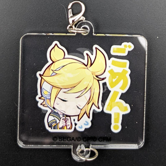 Project SEKAI - Stamp Acrylic Charm - Len Kagamine ("Sorry!")