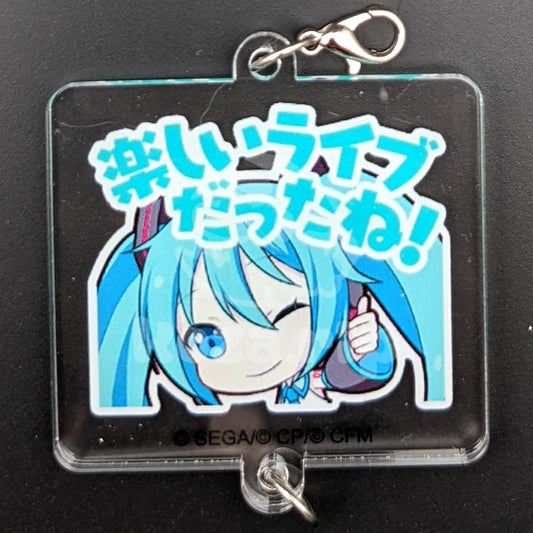Project SEKAI - Stamp Acrylic Charm - Miku Hatsune ("What a great show!")