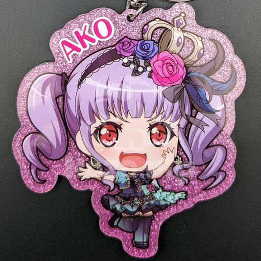 BanG Dream! - Glitter Acrylic Keychain - Ako Udagawa (2018 ver.)