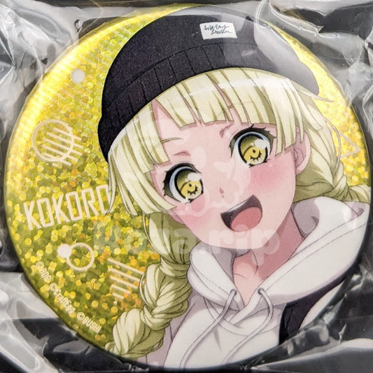 BanG Dream! × WEGO - Can Badge - Kokoro Tsurumaki (Glitter ver.)