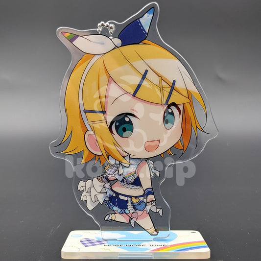 Project SEKAI - Sega Lucky Lottery Vol. 3 - Acrylic Stand with Keychain - Rin Kagamine (MORE MORE JUMP! ver.)