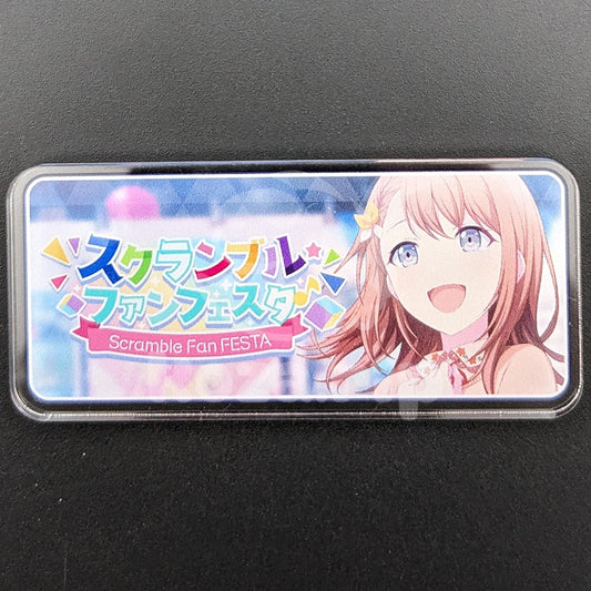 Project SEKAI - Acrylic Badge - Minori Hanasato "Scramble Fan Festival!" Banner