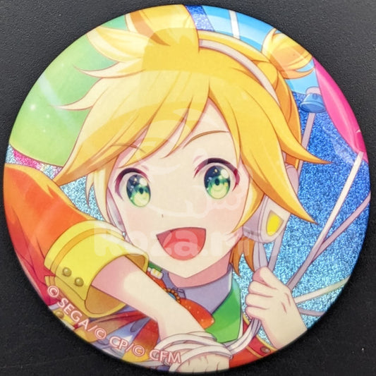 Project SEKAI - Glitter Can Badge - Len Kagamine [Wonderlands×Showtime ver.] ("New Troupe Member!")