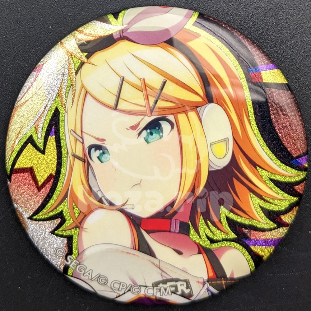 Project SEKAI - Glitter Can Badge - Rin Kagamine ("Heated Argument") [Vivid BAD SQUAD ver.]