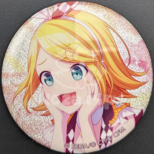 Project SEKAI - Glitter Can Badge - Rin Kagamine [MORE MORE JUMP! ver.] ("Secret Operation Valentine's Day")