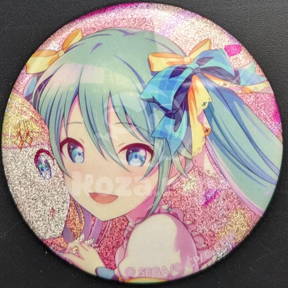 Project SEKAI - Glitter Can Badge - Miku Hatsune ("The Big Debut") [MORE MORE JUMP! ver.]