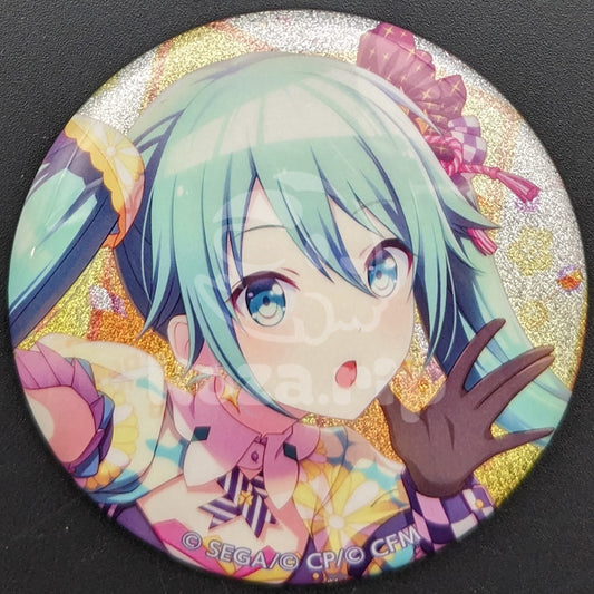 Project SEKAI - Glitter Can Badge - Miku Hatsune ("The Tomorrow We Hope For" trained ver.) [MORE MORE JUMP! ver.]