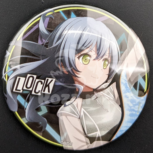 BanG Dream! Rausch und/and Craziness LIVE - Can Badge - LOCK (Rokka Asahi)