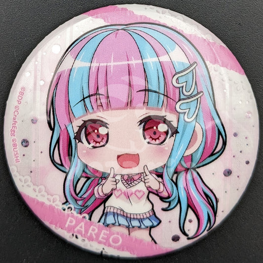 BanG Dream! - Winter 2022 Hologram Can Badge - PAREO (Chibi ver.)