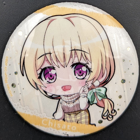 BanG Dream! - Winter 2022 Hologram Can Badge - Chisato Shirasagi (Chibi ver.)
