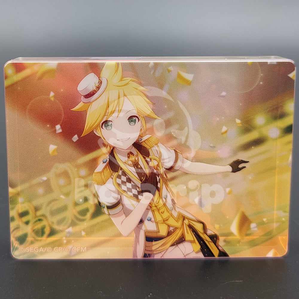 Project SEKAI - Acrylic Block - Len Kagamine [MORE MORE JUMP! ver.] ("Happy Lovely Everyday!")
