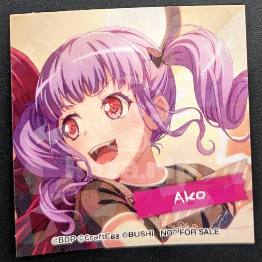 BanG Dream! - Hologram Sticker - Ako Udagawa ("The Long Night, Embracing Eternity")