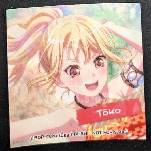 BanG Dream! - Hologram Sticker - Toko Kirigaya (Animate Spring Fair 2023)