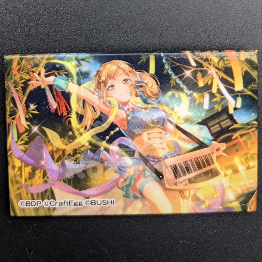 BanG Dream! - Square Can Badge - Arisa Ichigaya ("Sundays at a Distant Park")