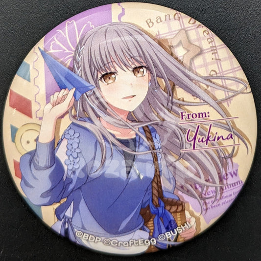BanG Dream! - Spring 2023 Can Badge - Yukina Minato (Letter ver.)