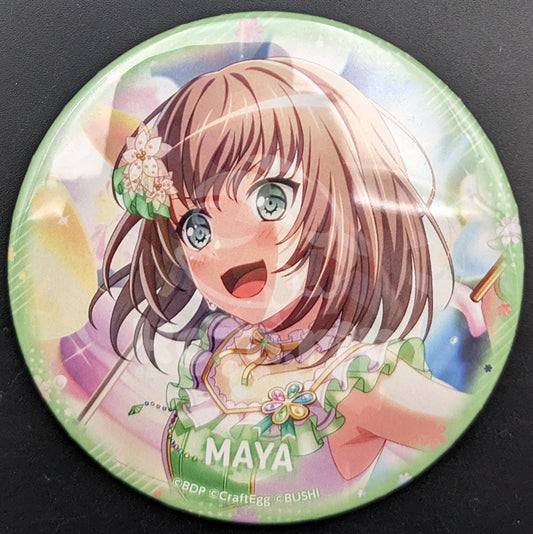 BanG Dream! - Large Hologram Can Badge - Maya Yamato ("Brighter brighter")