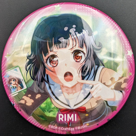 BanG Dream! - Large Hologram Can Badge - Rimi Ushigome ("Live Beyond!!")
