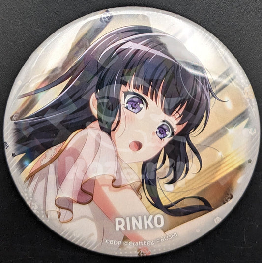 BanG Dream! - Large Hologram Can Badge - Rinko Shirokane ("This Warmth in My Heart")