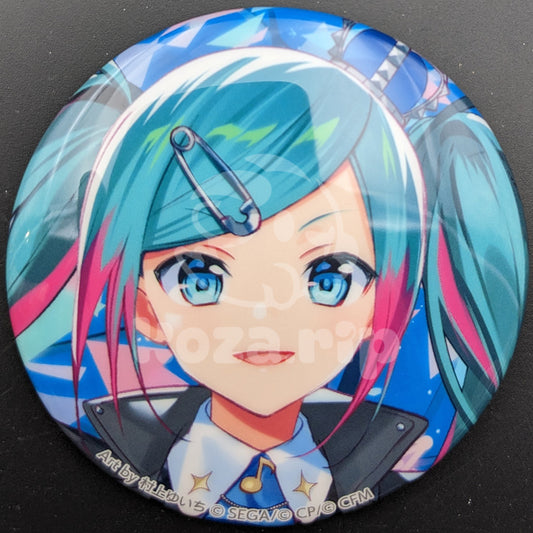 Project SEKAI Connect Live 2nd ANNIVERSARY SPECIAL STAGE - Large Can Badge - Miku Hatsune (Leo/need ver.)