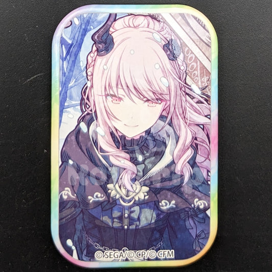 Project SEKAI - Square Can Badge - Mizuki Akiyama ("What lies behind. What lies ahead." trained ver.)