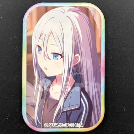 Project SEKAI - Square Can Badge - Kanade Yoisaki ("What lies behind. What lies ahead.")